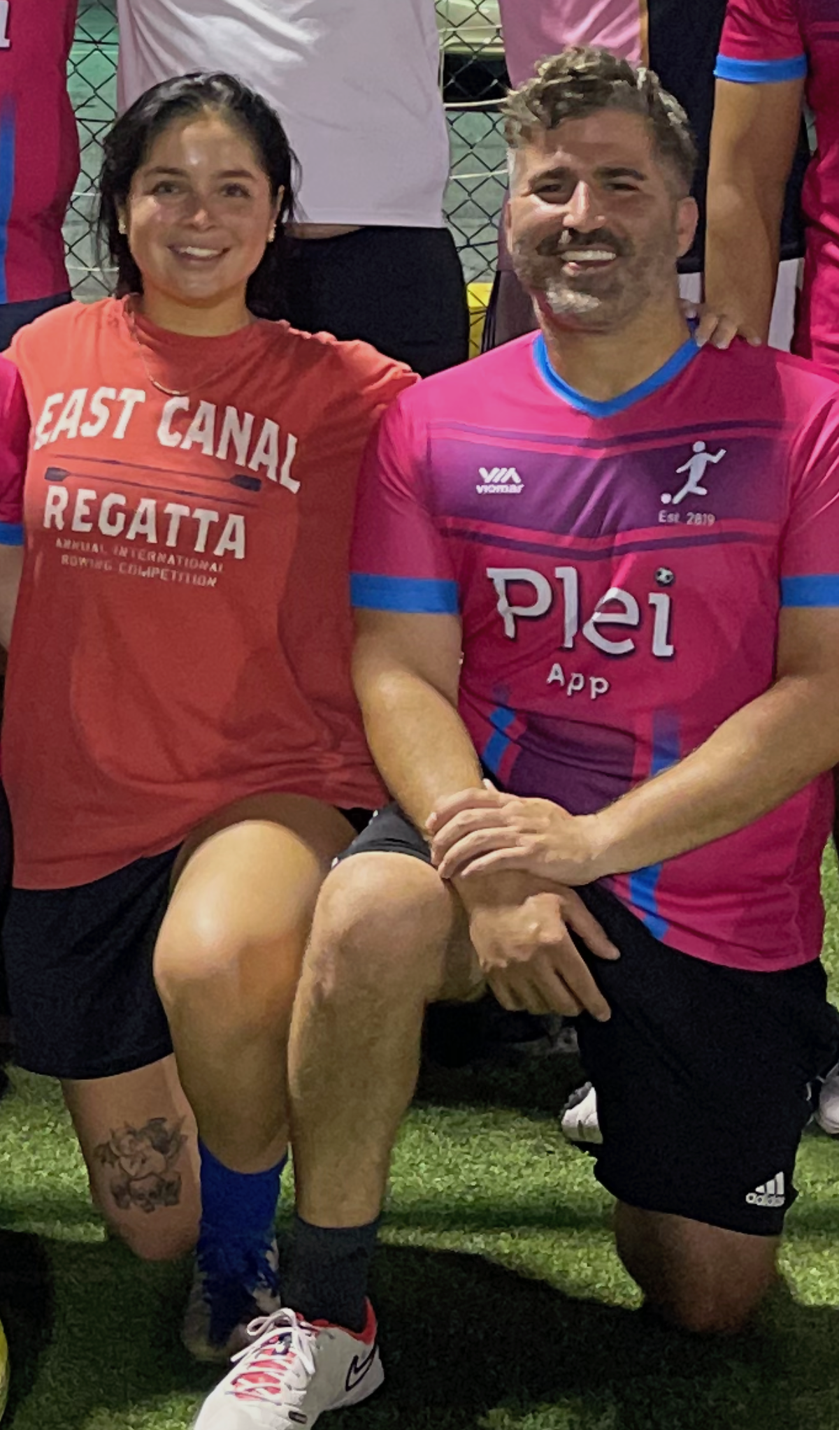 Joe and Bri at soccer